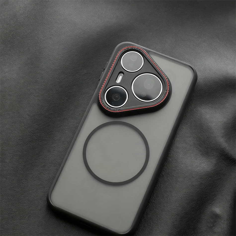 Luxury Matte Translucent 360° Rotating Magnetic Bracket Case Cover