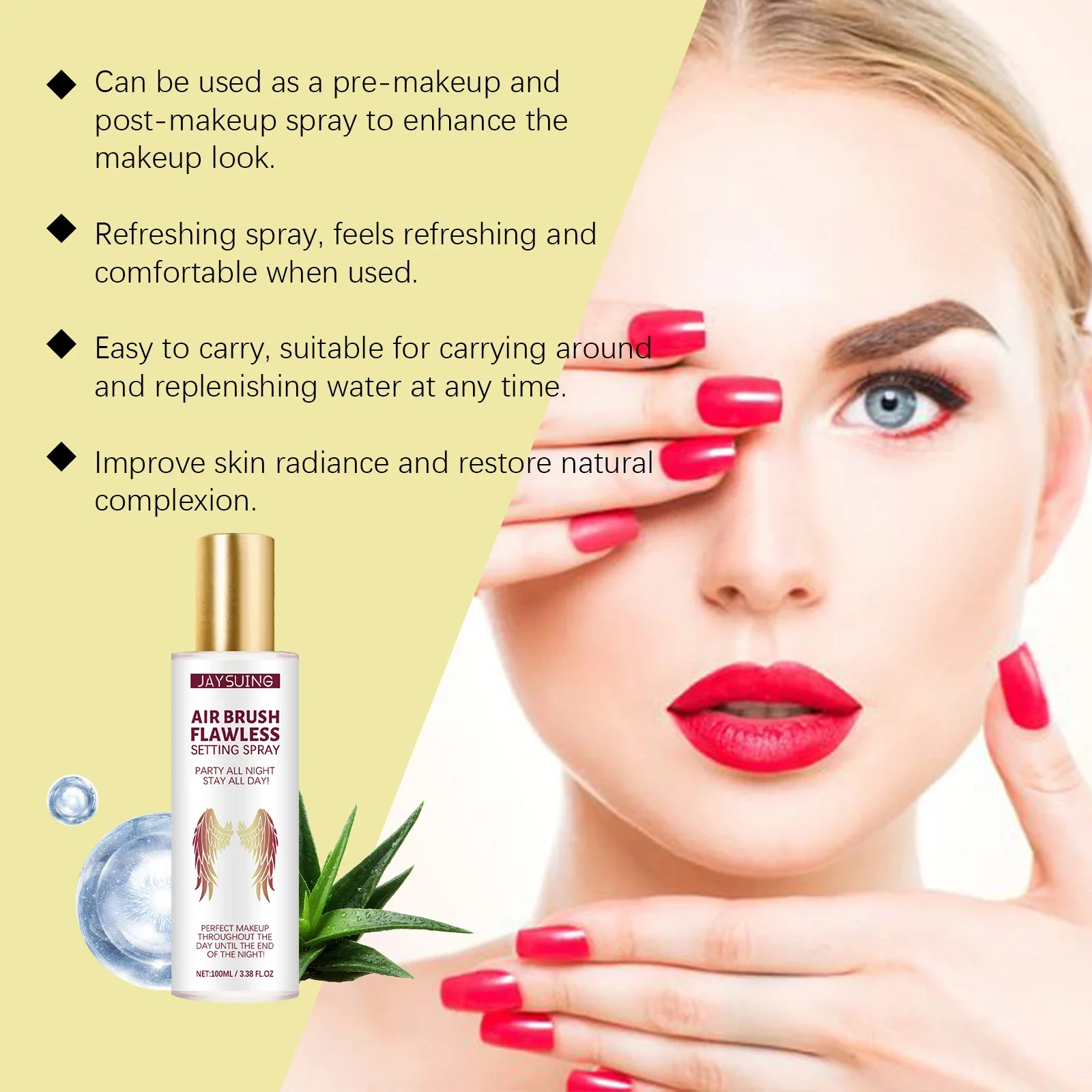 Moisturizing Setting Spray Face Make up Waterproof Lasting  Matte Natural Refreshing Oil Control Foundation Makeup Fixer Spray 3 Moisturizing Setting Spray Face Make up Waterproof Lasting  Matte Natural Refreshing Oil Control Foundation Makeup Fixer Spray 3