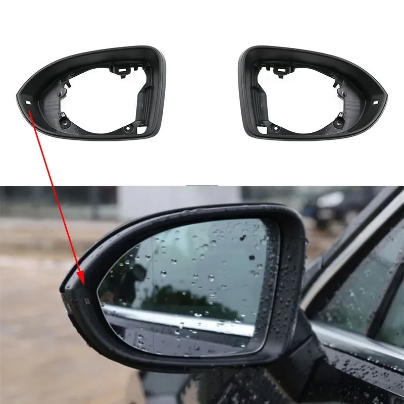 Bal Jobb Oldalsó Visszapillantó Tükörház Keret Konzol VW Passat B8 Variant Alltrack Arteon 2019 Visszapillantó Tükör Tartó Kiegészítőkhöz_voghion.com