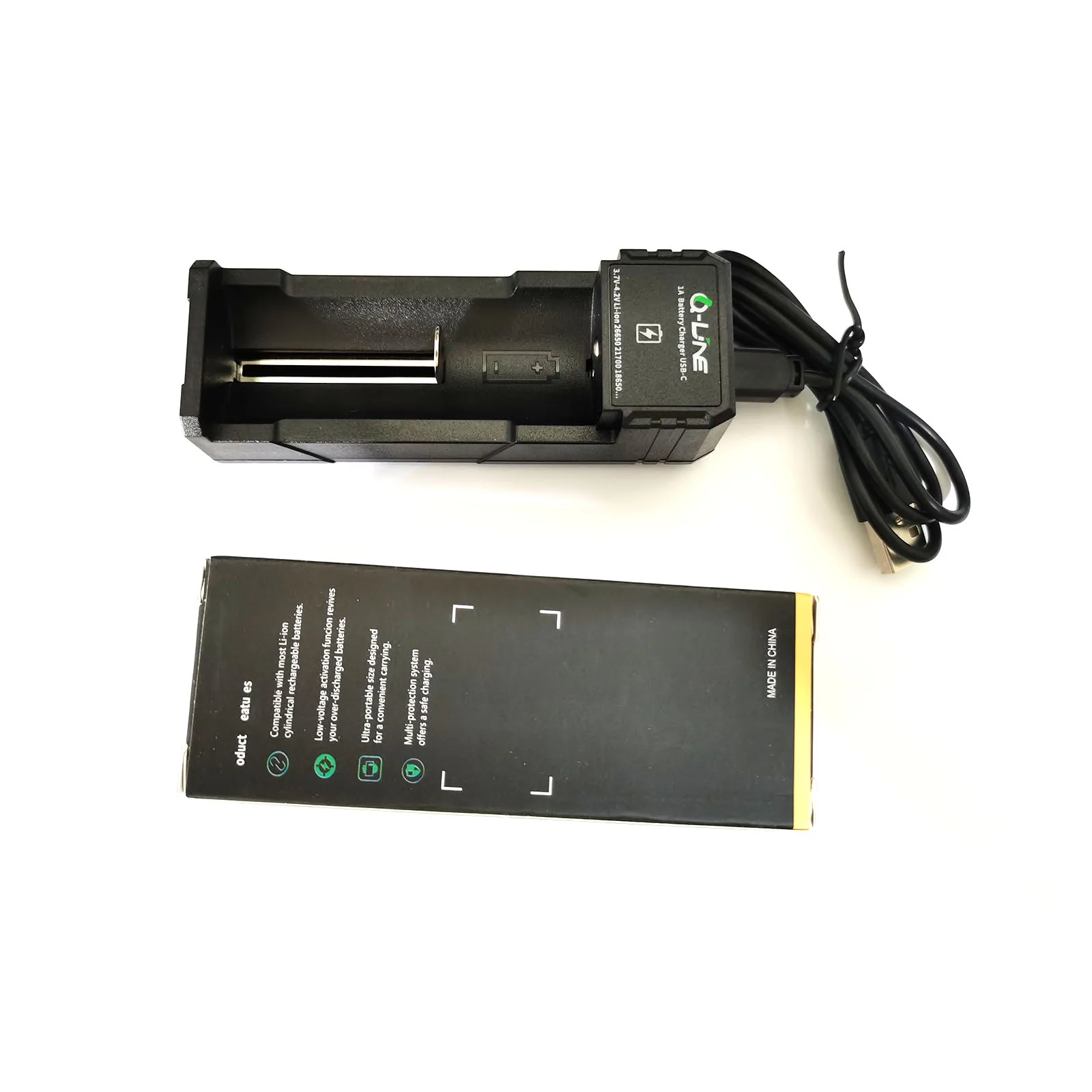 2pcs USB Type-C 리튬 배터리 충전기