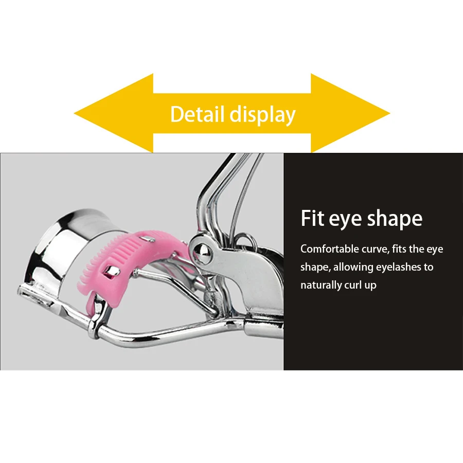 Silicone Grip Wide-Angle Eyelash Curler - Perfect