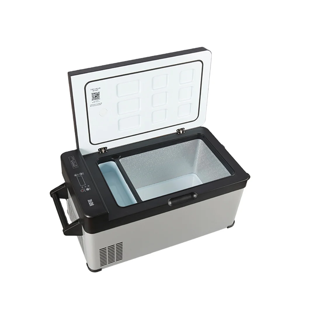 Car Cooler Fridge 40 Liter 12v Dual Room Compressor Car Mini Fridge and Refrigerator Usb Portable Freezer Refrigerator