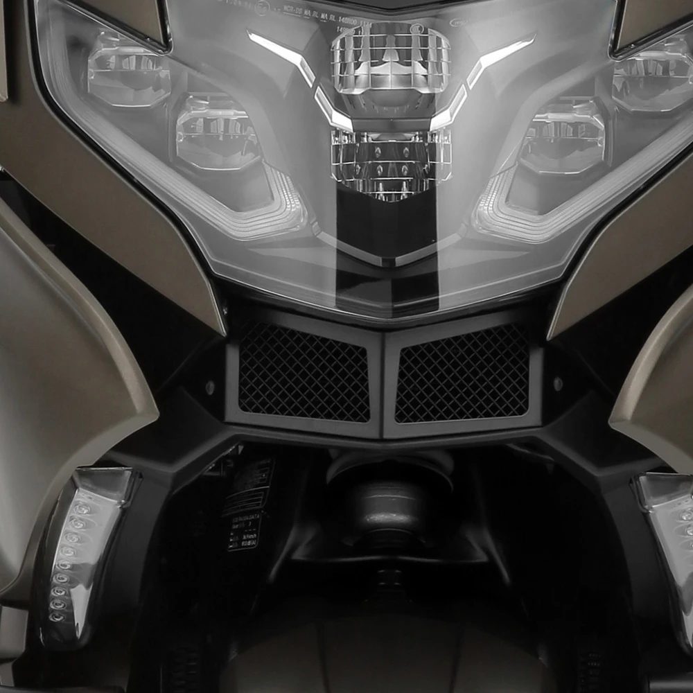 Grille De Protection Radiateur Pour BMW K1600 GT/GTL/Bagger - Aluminium Noir, Compatible 2011-2025