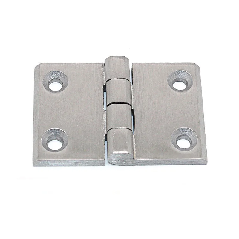 Industrial HT3145 electrical box and cabinet door hinge HL050-1 stainless steel brushed thickened load-bearing hinge 50 * 76 * 6