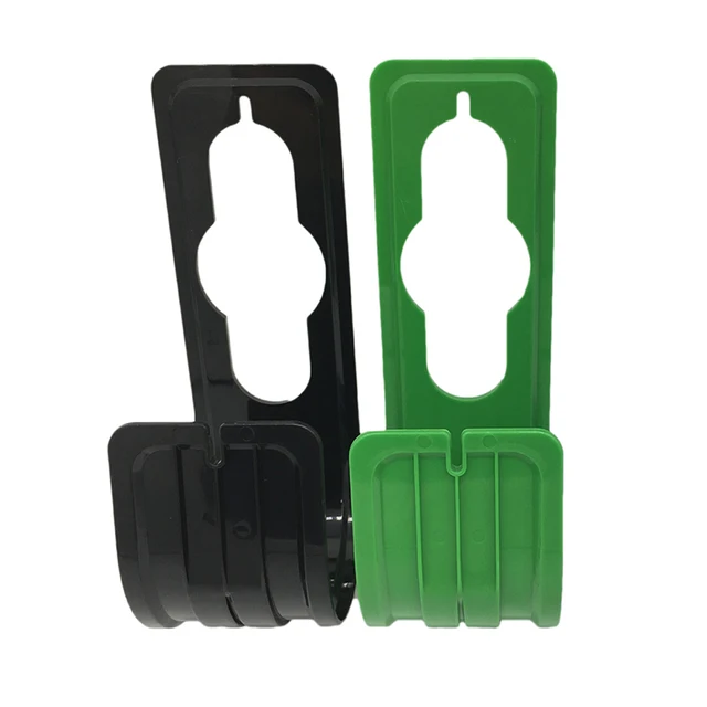 1 Százalék Kerti Udvari Tömlőcsövet Tartó Fogas Hosepipe Öntözés Tárolóhorog Rack Tekercset Műanyag Csőtartó Zöld Fekete Hordozható - Image 5