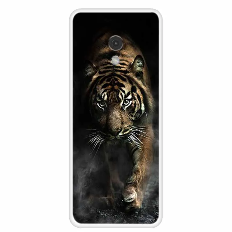 Wolf and Lion Clear TPU Silicone Soft Phone Case - Cute Back Cover