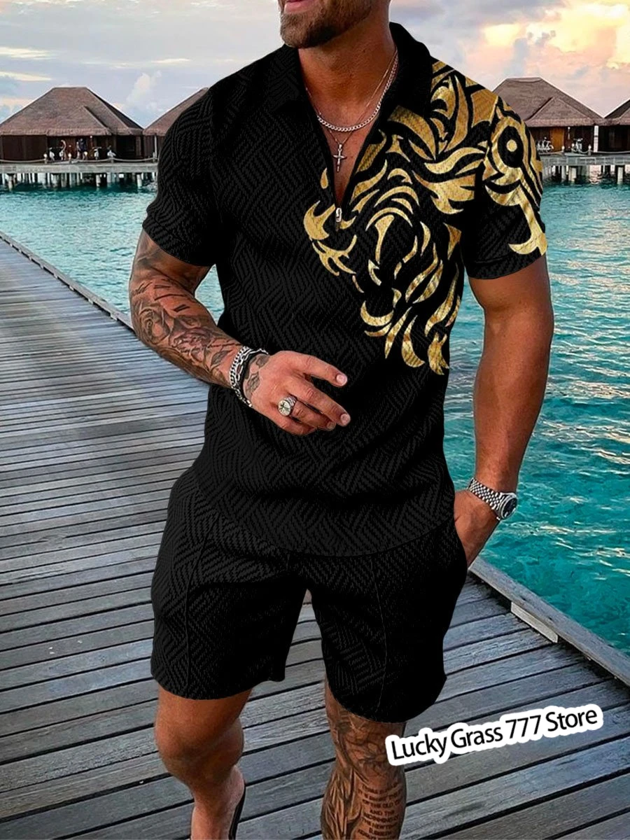 Polos Golf de marca de lujo para hombre 2022, conjuntos de ropa de moda de