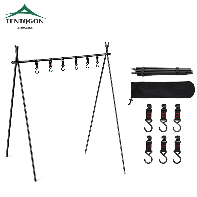 Outdoor Camping Equipment Aluminium Alloy Grill Camping Shelf Jackknife