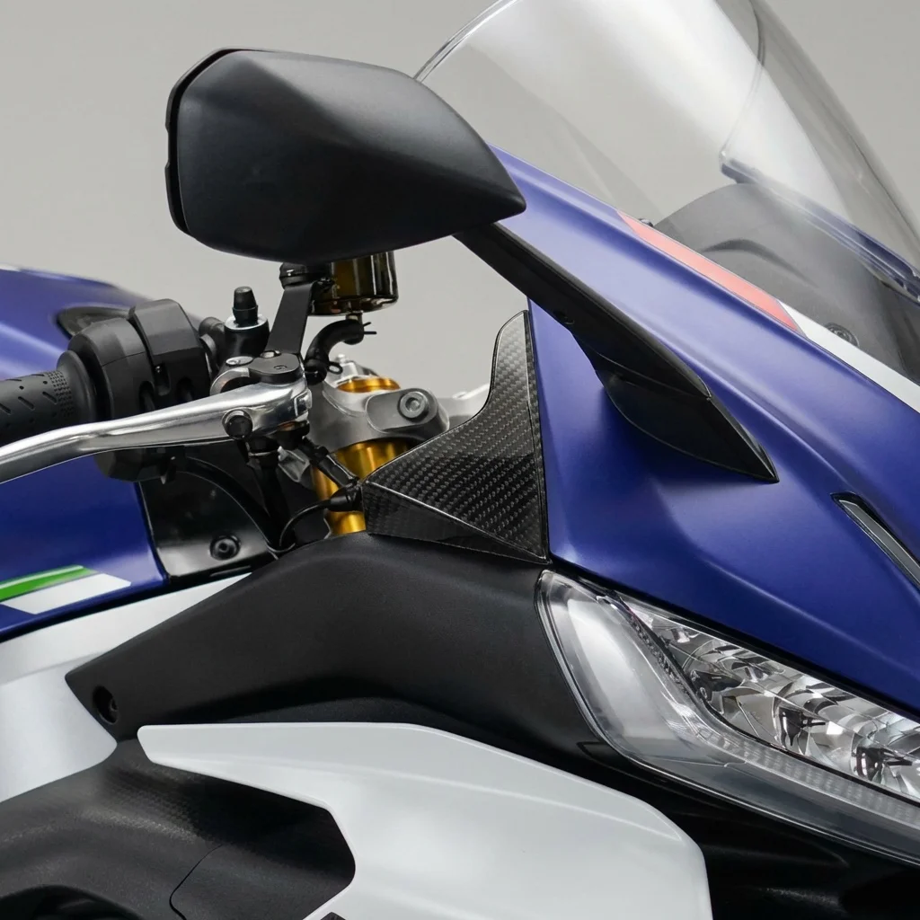 Aprilia RS 660 2020-2025 RS660 액세서리 앞유리용 오토바이 카본 파이버 사이드 윈드 디플렉터 프론트 페어링