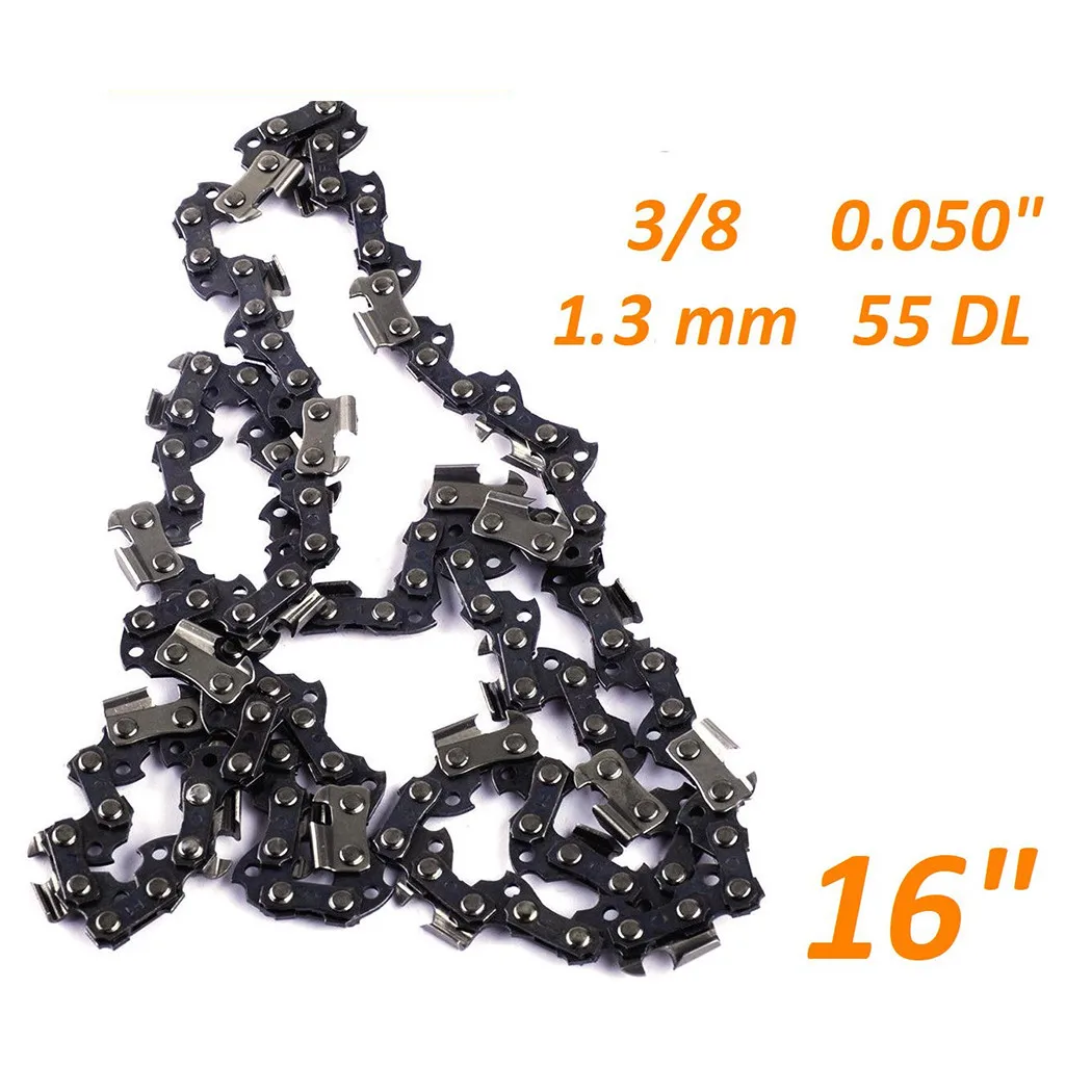 

16"Chainsaw Chain Metal 55 Drive Links For STIHL 009 011 017 018 020T MS170 MS180 3/8LP 0.050 Chainsaw Saw Chain Fits