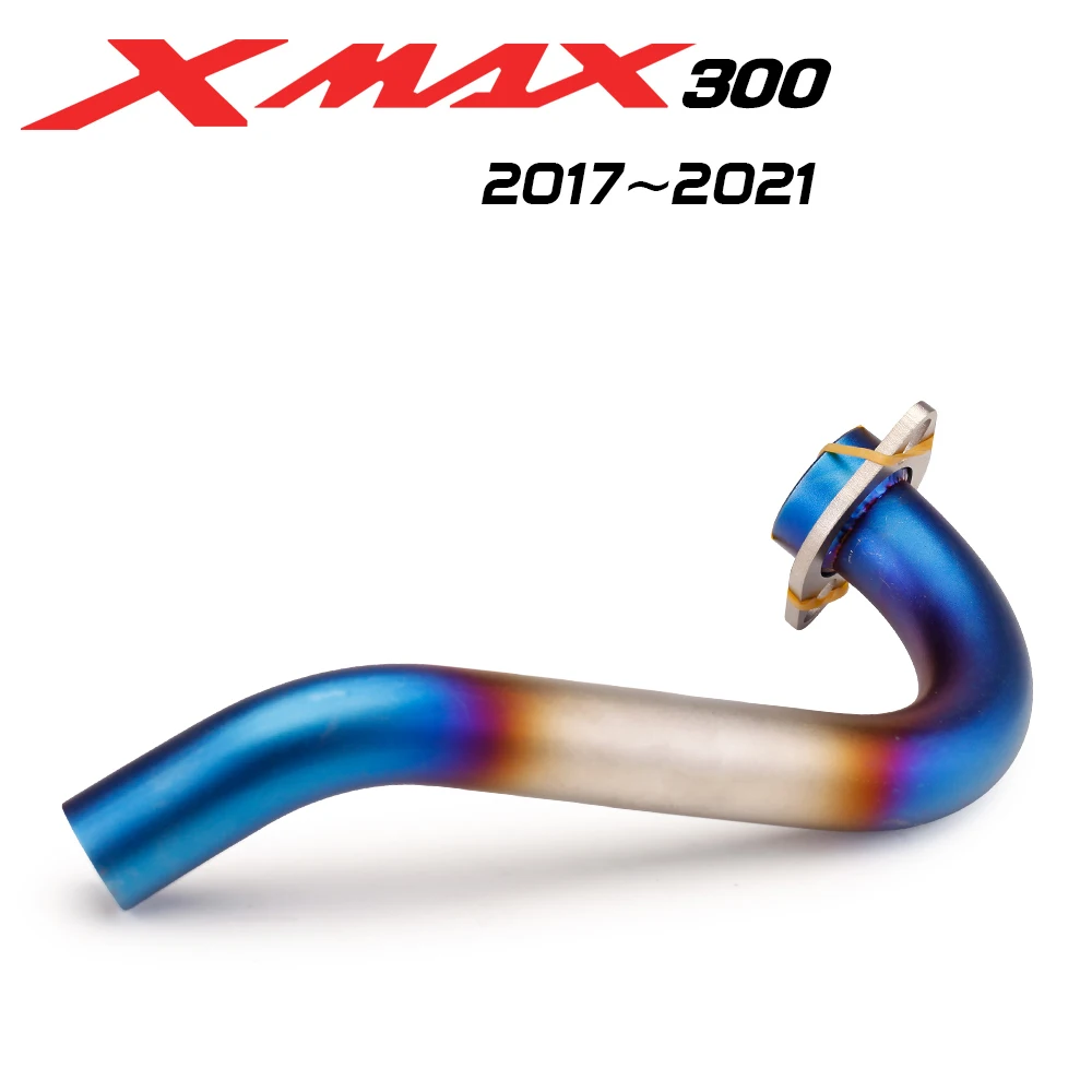 XMAX 300 Motorcycle Exhaust For Yamaha XMAX300 2017-2020 Stainless Steel Front Exhaust Muffler Escape Middle Link Pipe - Image 5