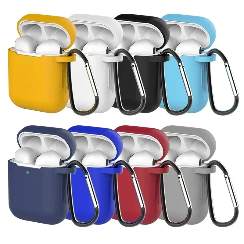 

5pcs Universal Protective Sleeve Replaceable Wireless Earphone Protective Shell For Apple AirPods 1 2