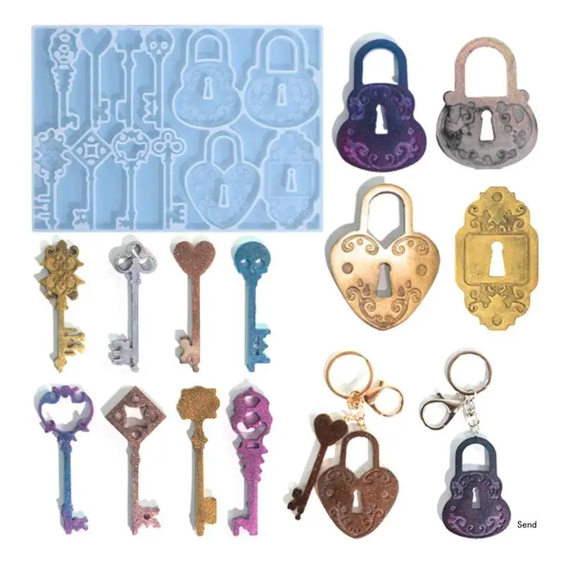 

Resin Jewelry Making Keychains Charm Epoxy Mold Earring Bracelet Pendant Molds