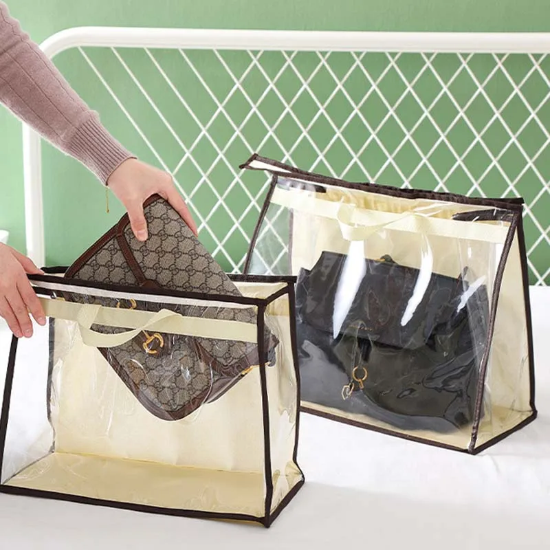 

Luxury wardrobe bag dust-proof bag moisture-proof bag transparent mildew-proof waterproof bag hanging artifact