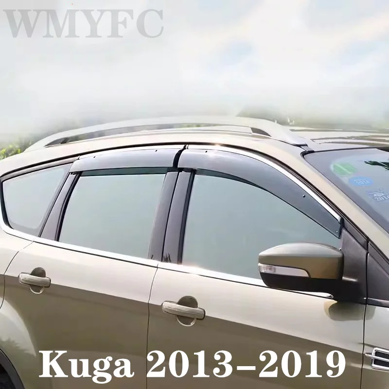 

Car Window Deflector For Ford kuga Escape 2013 2014 2015 2016 2017 2018 2019 Weathershield Side Window Visor WindShield Sunshade