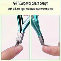 1pcs Ingrown Toenail Clippers Straight Blade Toe Nail Clippers for Thick Nails for Seniors, Stainless Steel Nail Clippers 2