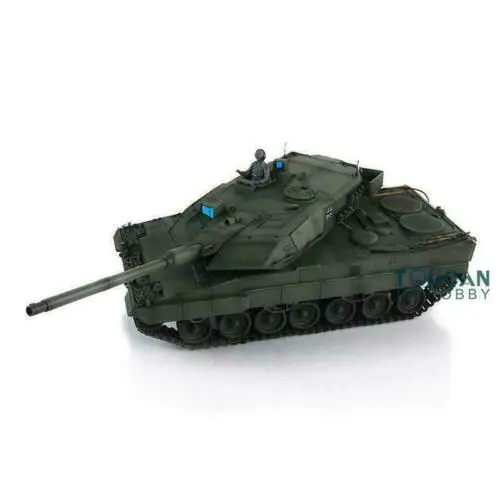 Gift Heng Long 1/16 Green 7.0 Plastic Leopard2A6 RC Tank 3889  360 Turret Rotating Smoke Effect Military Boy Toys TH17598-SMT7 3