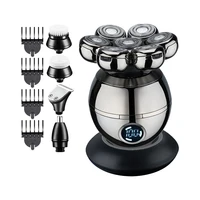 Full Body Washable 7-Head Electric Shaver with Digital Display, Mesh Blades, Rechargeable Razor for Men - Wet & Dry Shaving 1