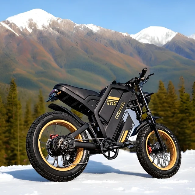 Vélo électrique Coswheel pour adulte, 2000W 60V, moto tout-terrain, VTT, vélo électrique 20 pouces, Fatbike, moto électrique, ebike 1