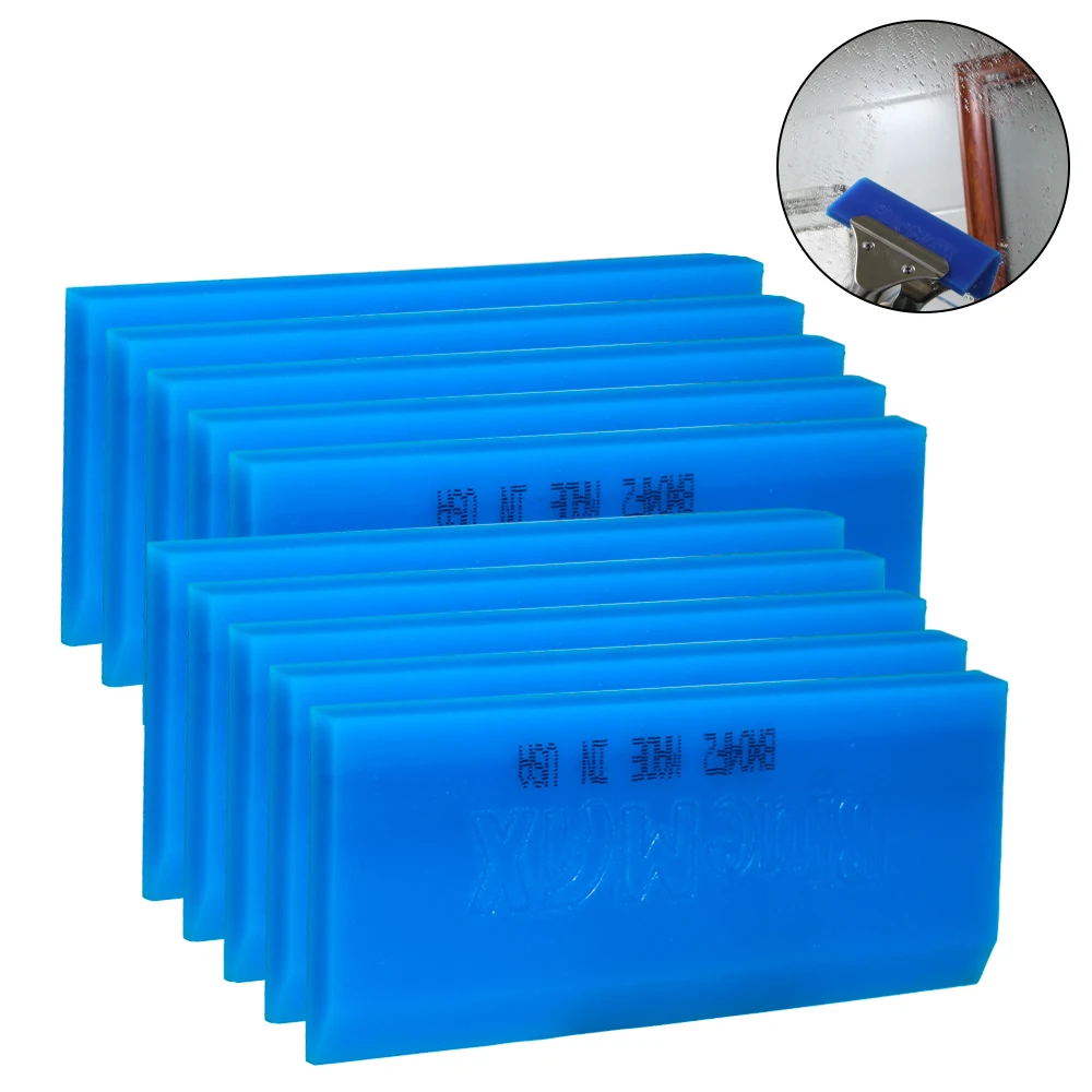 2 Pcs Blue Max Rubber Vinyl Squeegee & Handle Car Wrap Film Window Tint  Tool