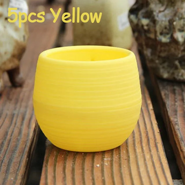 5pcs yellow