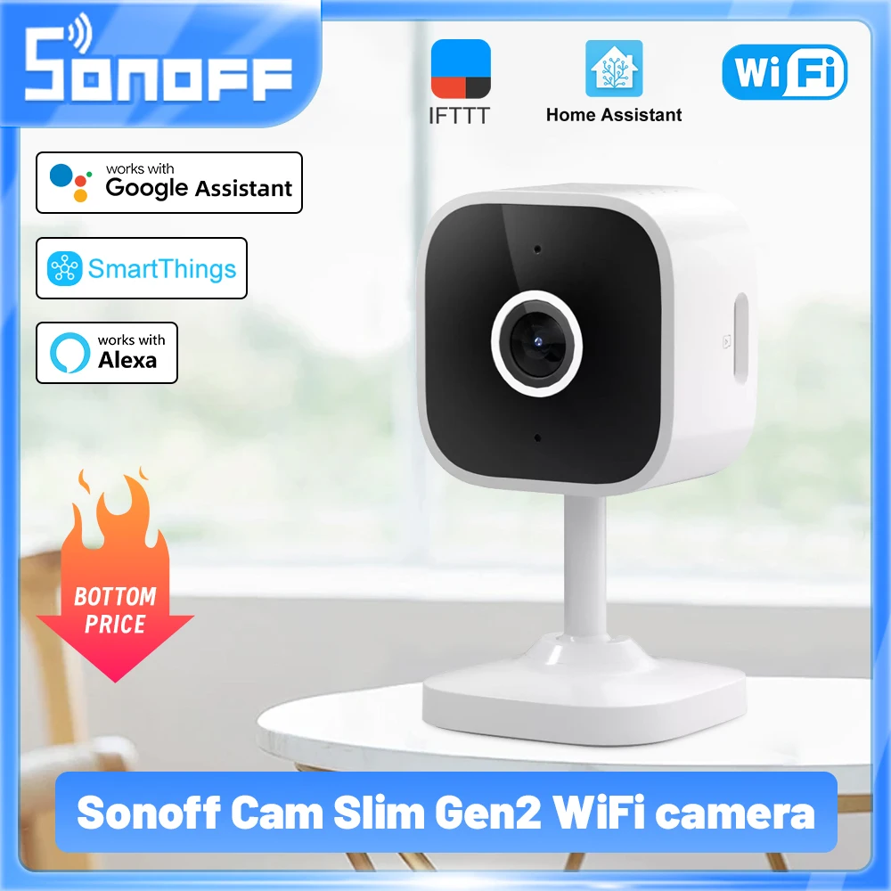 Sonoff Ewelink Cam Slim Gen2 Smart Home Security Camera 1080p Live