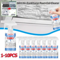 60ml Air Conditioner Cleaner Spray No Rinse Evaporator Air Conditioner Foam Coil Cleaner Strong Decontamination Agent for Car 2