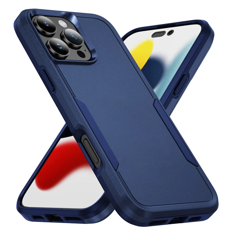Heavy Duty Shockproof Armor Protective Case with Hard PC+TPU Back Cover