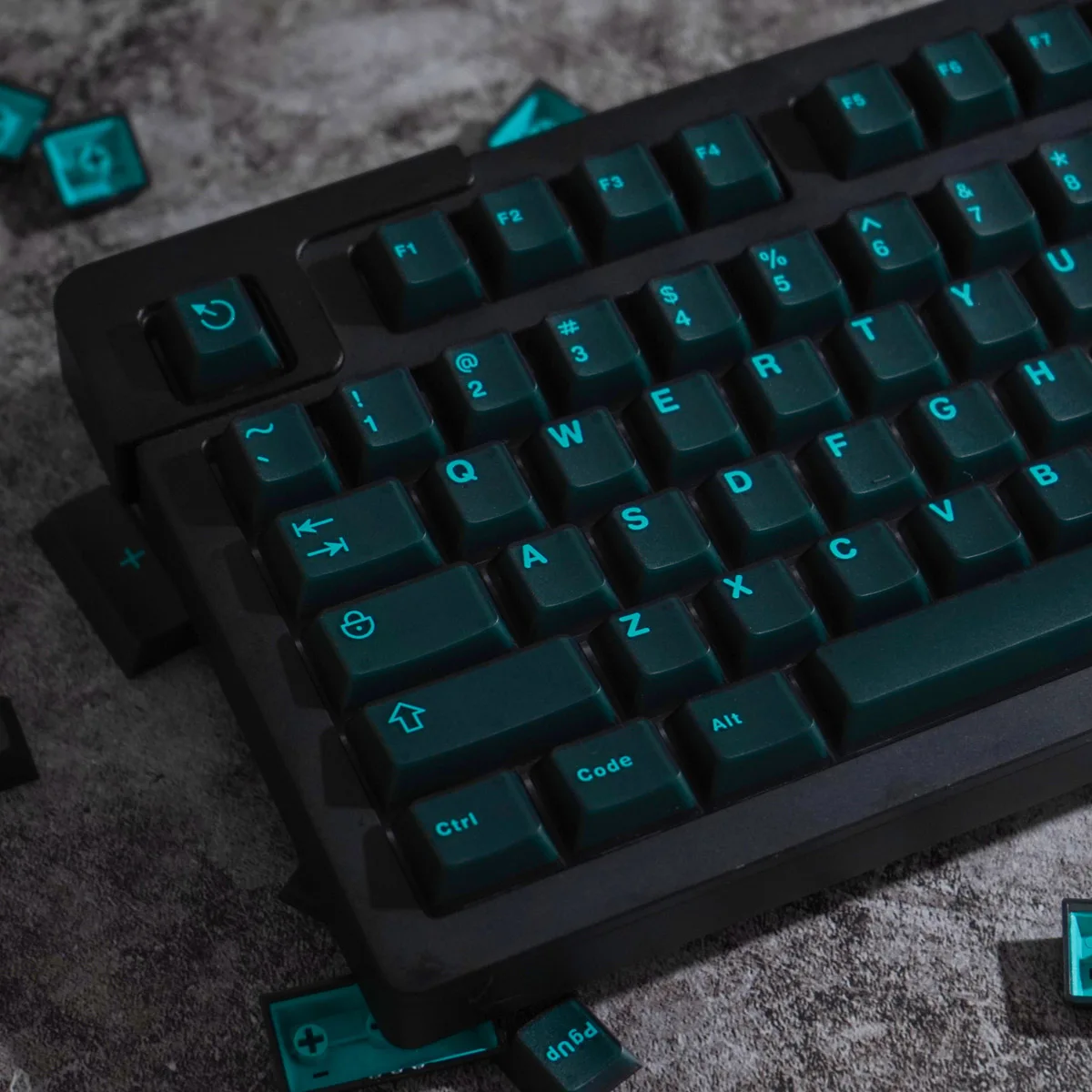 camada, translúcido, ciano, cereja Perfil, Keycap para teclado mecânico