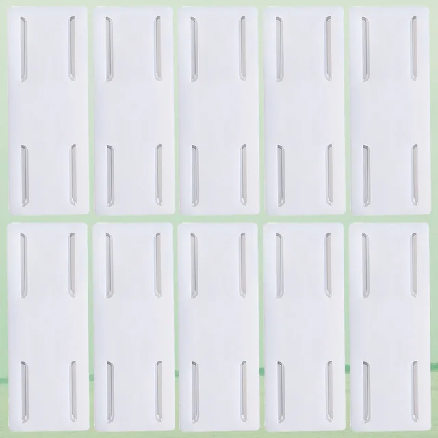 10Db -Es Tartó Hajtócsík Falhosszabbító Aljzat Ragasztószervező Önjavító Protektor Túlfeszültséggel Felszerelt Rögzítő Kábel Csat Lyukasztás