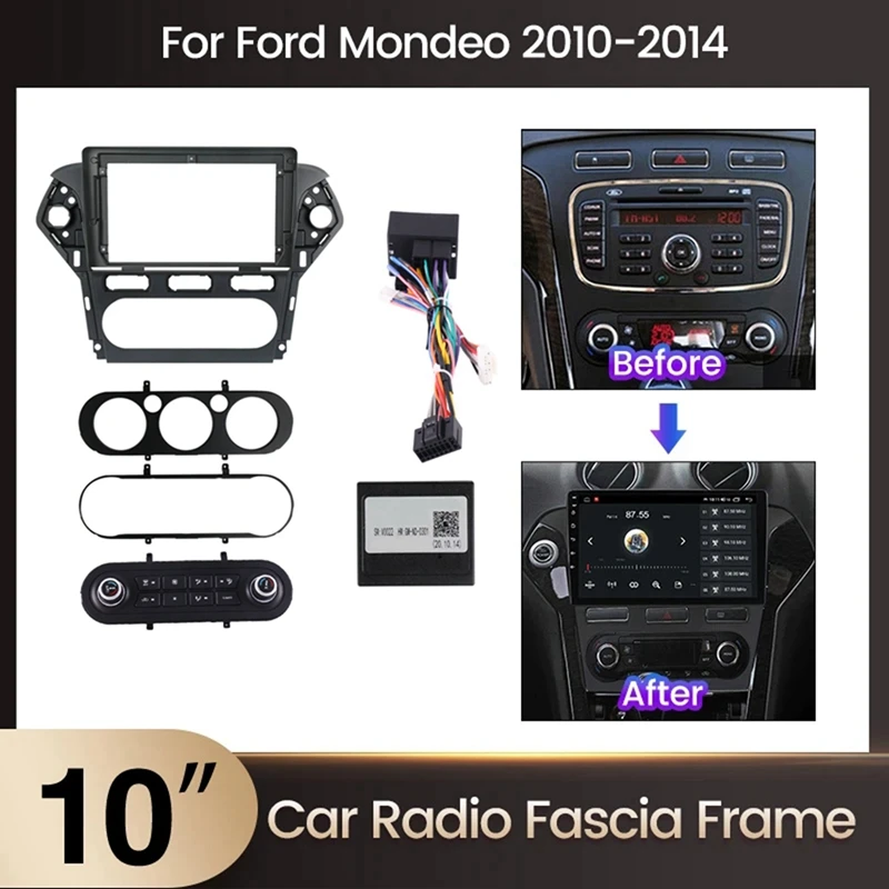 

Car Multimedia Frame 10In - 10.2In Fascias Car Accessories For Ford Mondeo IV 2007-2010