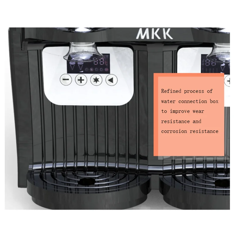 5L Commercial Slushy Machine 2.5L x 2 Double Tank Electric Automatic Slush Maker Machine Frozen Drink Snow Melting 300W