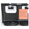 5L Commercial Slushy Machine 2.5L x 2 Double Tank Electric Automatic Slush Maker Machine Frozen Drink Snow Melting Machine 300W 6