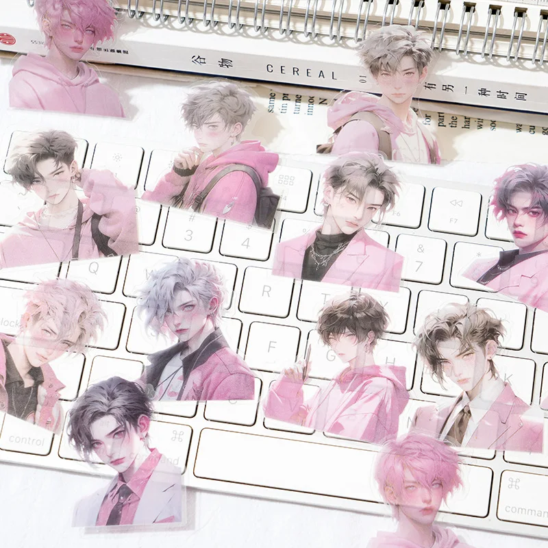 Mr. Paper, 30pcs, 청소년 Ins 스타일 테마 스티커, 스크랩북 노트, 사진 프레임, 일기 장식, 한국어 문구 스티커