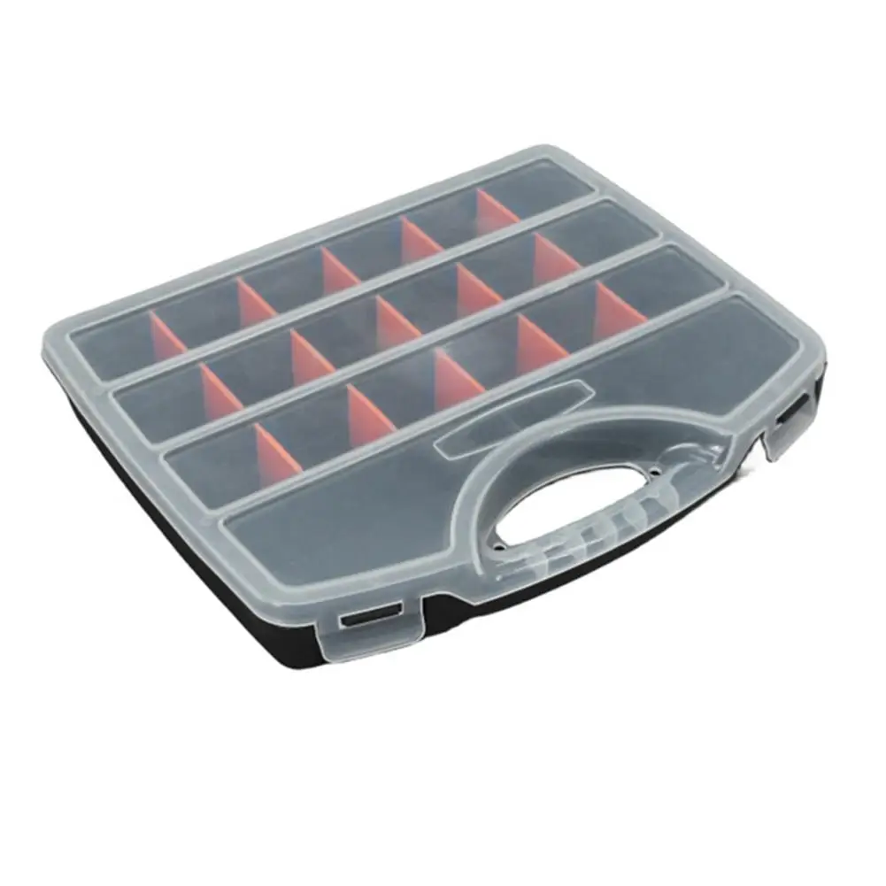 Caja organizadora de herramientas, caja de almacenamiento de piezas de Hardware, organizador de piezas con divisores ext