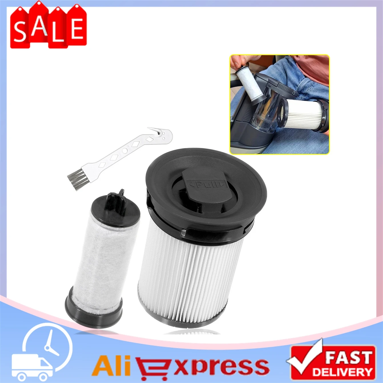 

2Pcs Filter For MIELE Triflex HX1 FSX HX FSF 11385020/9178017731 Vacuum Cleaner Replacement Filter Handheld Cordless Spare Parts