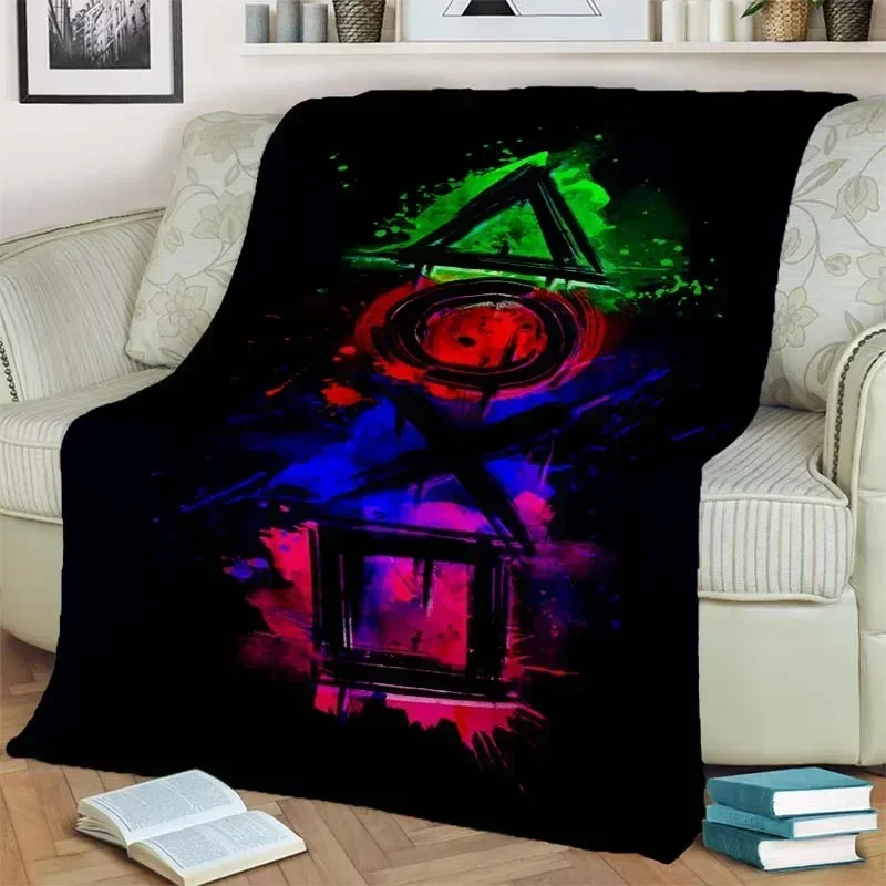 3D Cartoon Gaming machine，Gamepad  Regional Blanket,Fashion Soft Cozy Living room Bedroom Sofa Bed Travel Blanket Gift 4