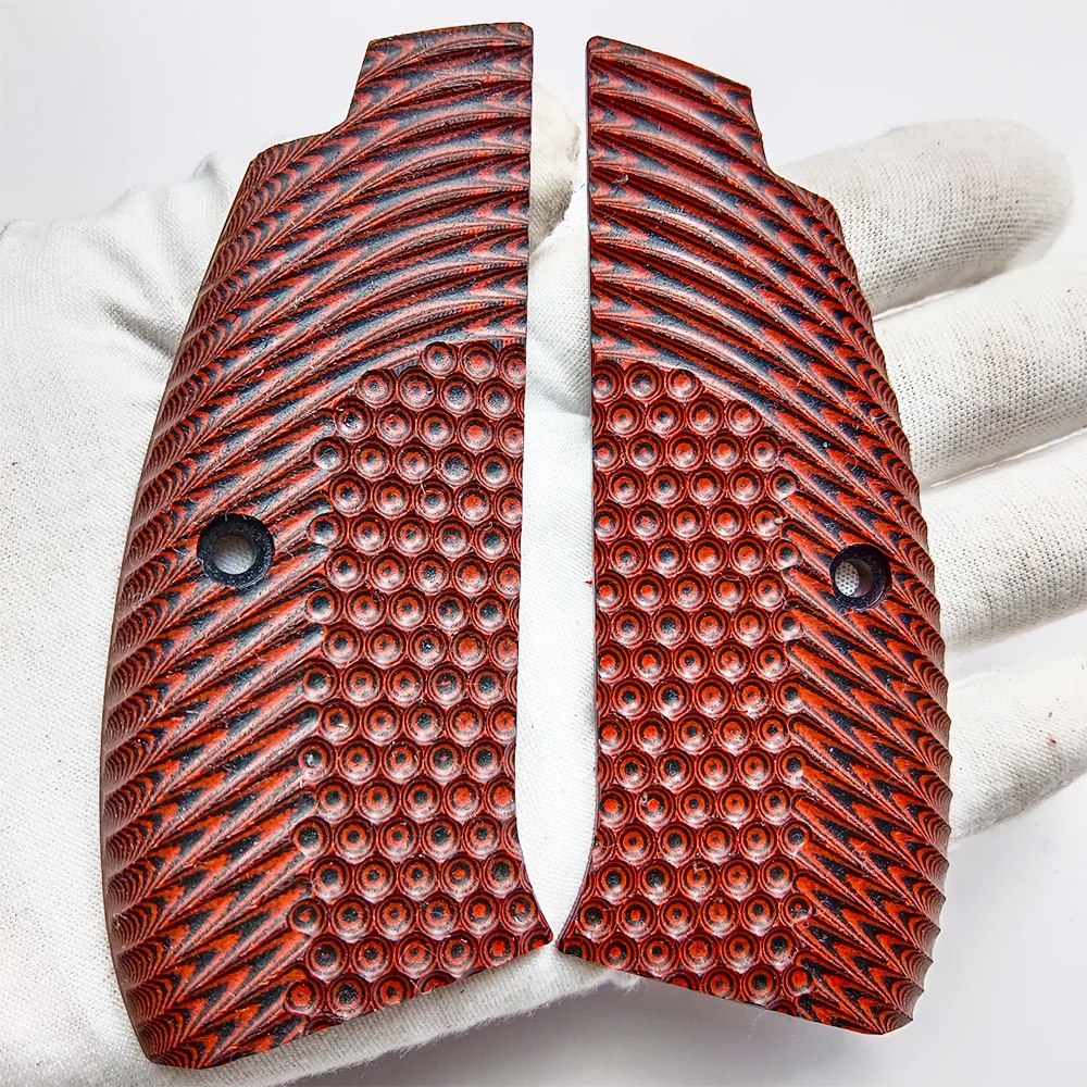1Pair CZ75 Grips G10 Grips for CZ 75 Full Size, SP-01 Series, Shadow Target, 75B BD, Gun Grips Screws Included