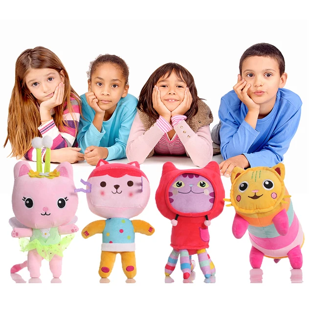 25cm Gabby Dollhouse Plush Toy Mercat Cartoon Stuffed Animals Mermaid Cat Mermaid Plushie Dolls Kids Birthday Gifts 4