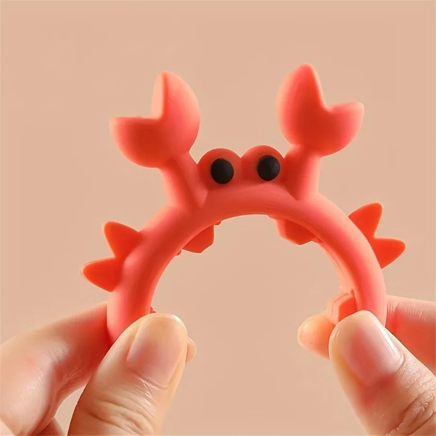 Crab-Shaped Silicone Spatula Holder - Anti-Scald Kitchen Utensil Rest, Essential Cooking Accessory