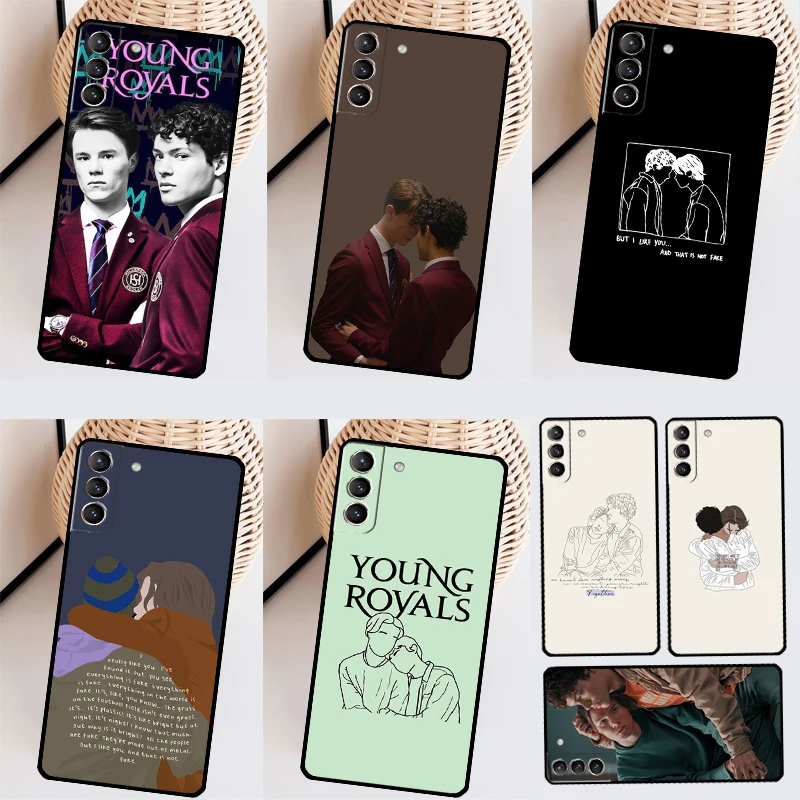 Young Royals Simon E Custodia Per Telefono Guanciale Per Samsung Galaxy S23 Ultra S21 S20 Fe S9 S10 Plus Note 10 20 S22 Ultra Funda