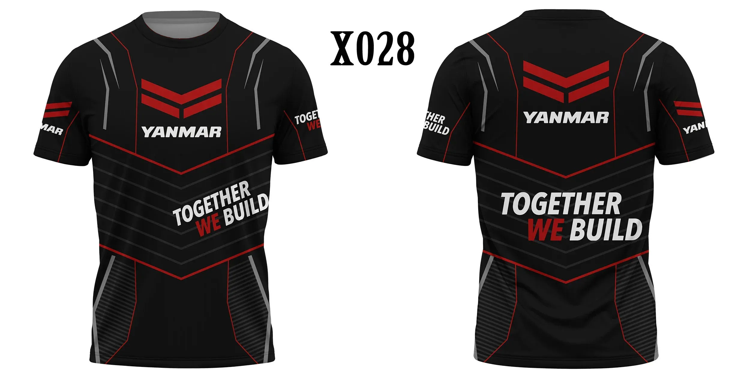 thumbnail image 1 of Camisetas de manga corta con cuello redondo para deportes al aire libre del equipo de carreras Yamaha Kawasaki para hombres y mujeres Tejido avanzado Cómodo y transpirable, 1 of 5
