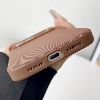High Quality Original Technology Woven Case For IPhone 17 16 15 14 13 Pro Max 17 Air Official For Magsafe Magnetic Protect Cover 1