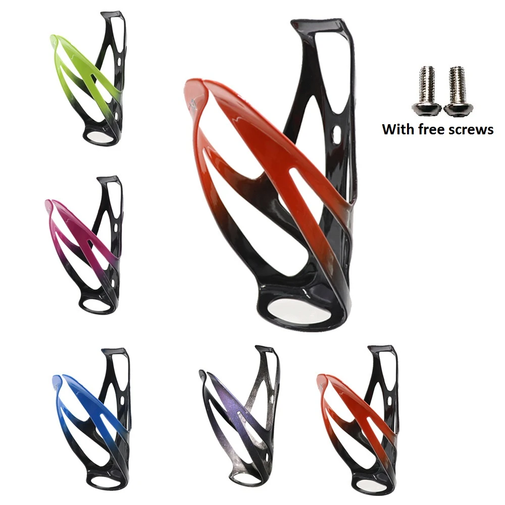 New Road Bike Bottle Cage Carbon Fiber Nylon Fiber Hybrid Material