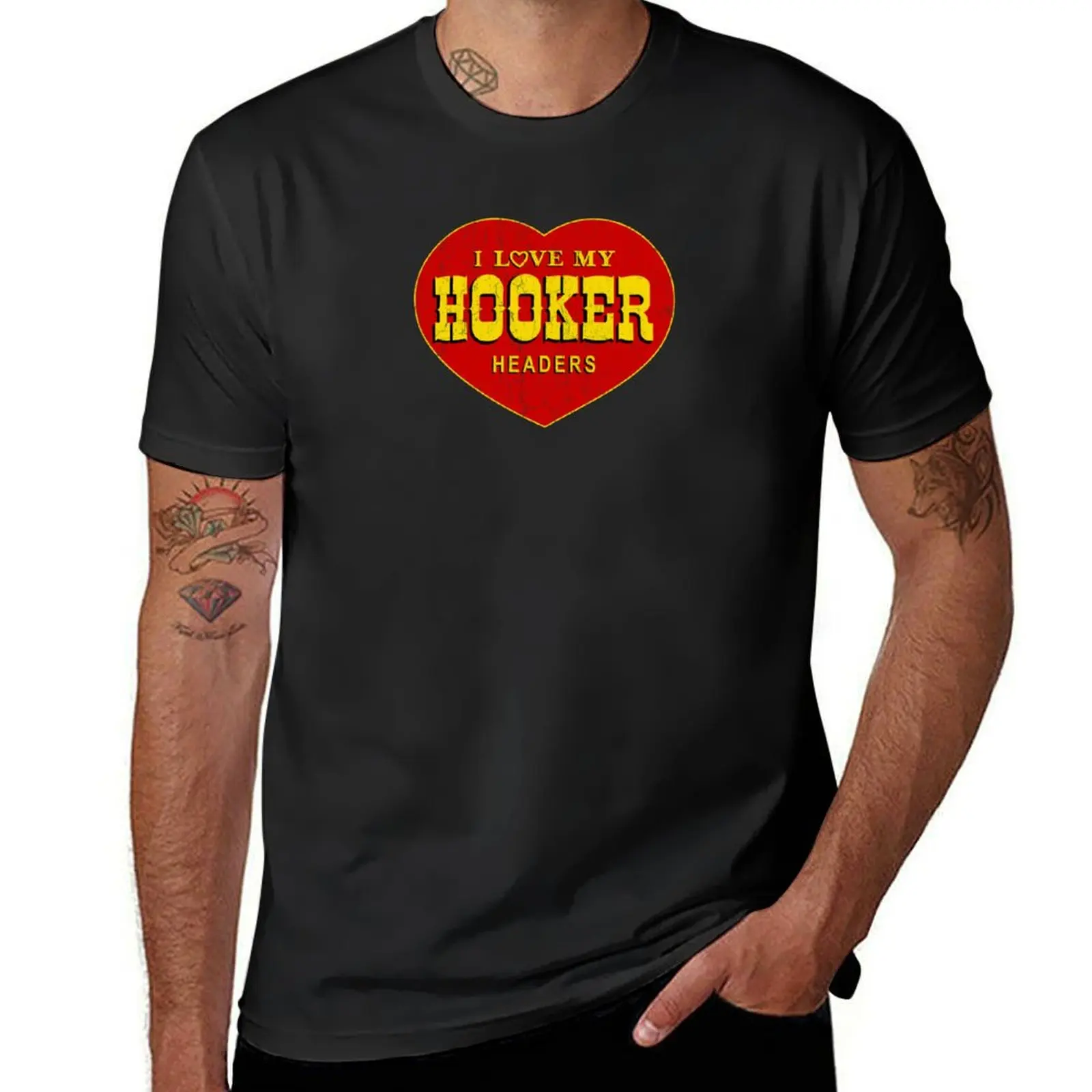 Hooker Headers T-Shirt plus size tops oversizeds shirts graphic tees heavyweight t shirts for men