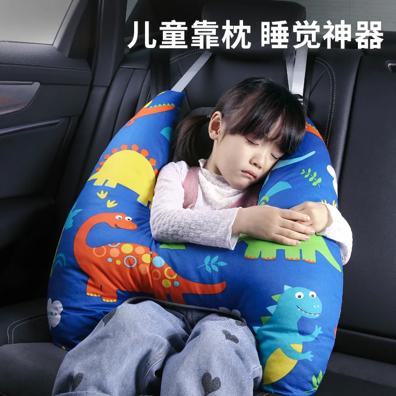 1PC Car Pillow for Adults & Kids Breathable Cotton Washable Travel Neck Pillow Cushion Support for Sleeping Baby Seat Headrest