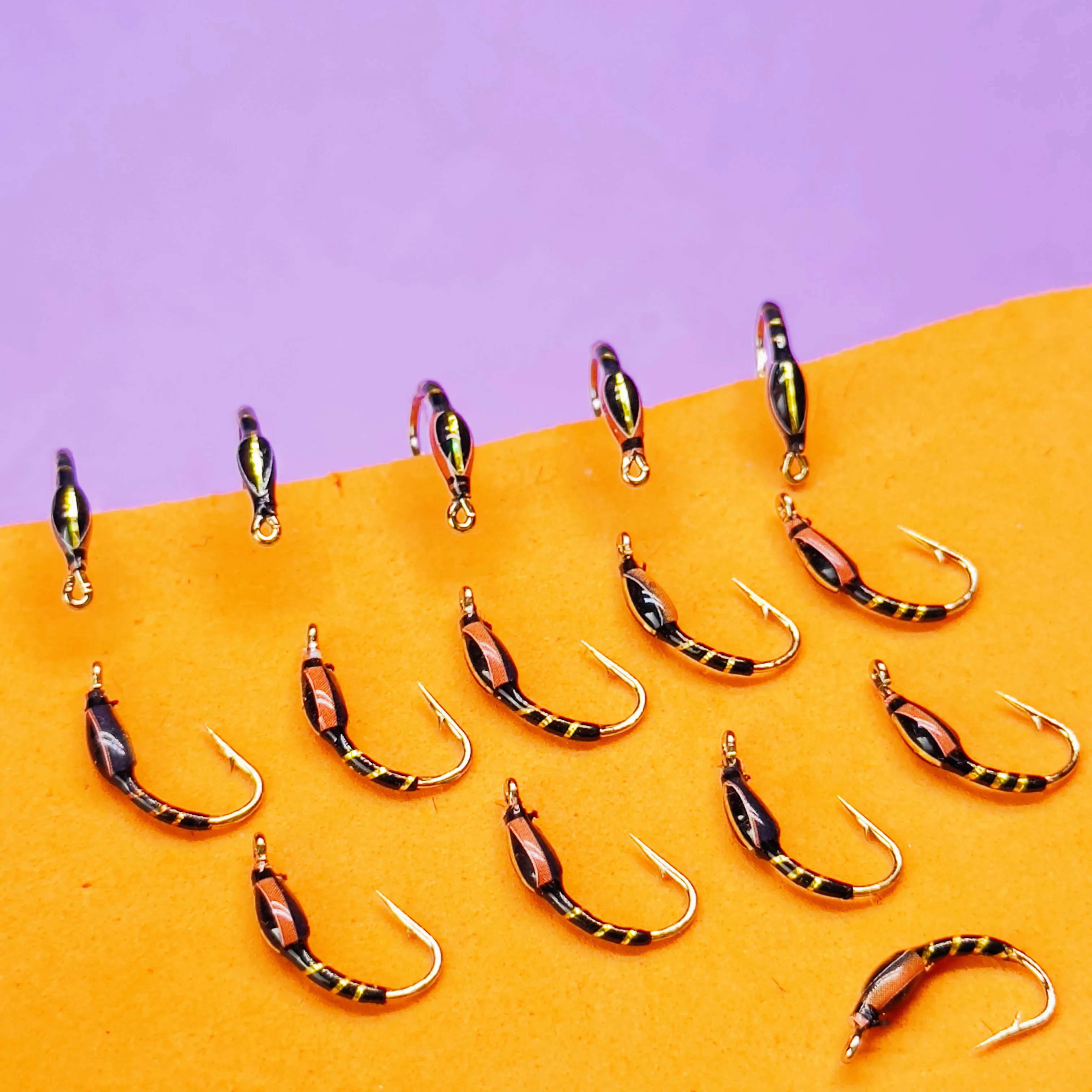5/10Pcs Angeln Locken Verschiedene Epoxy Nymphe Fliegen Midge Hegene Forelle Fisch Bass Fliegen Angeln Köder Künstliche Köder – Detail 4