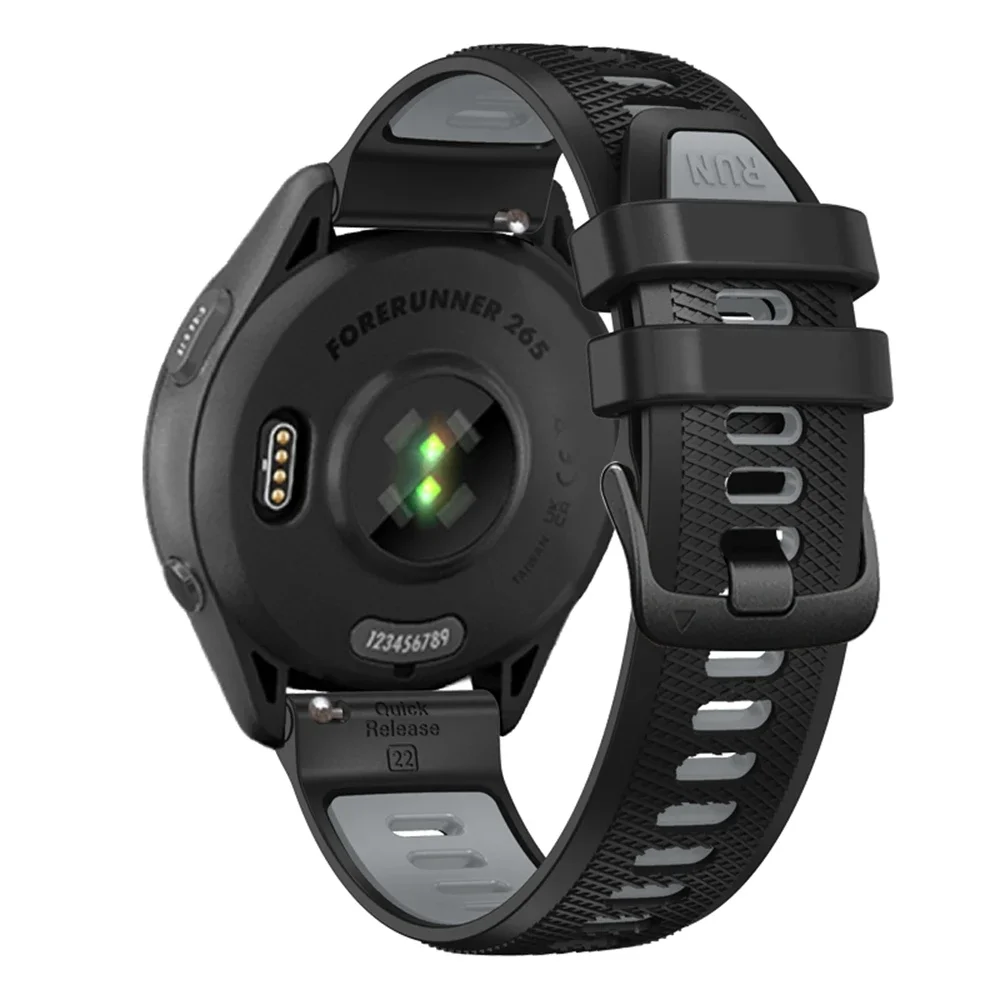 Universal 22mm Sports Silicone Watch Strap - Premium Bracelet Watchband