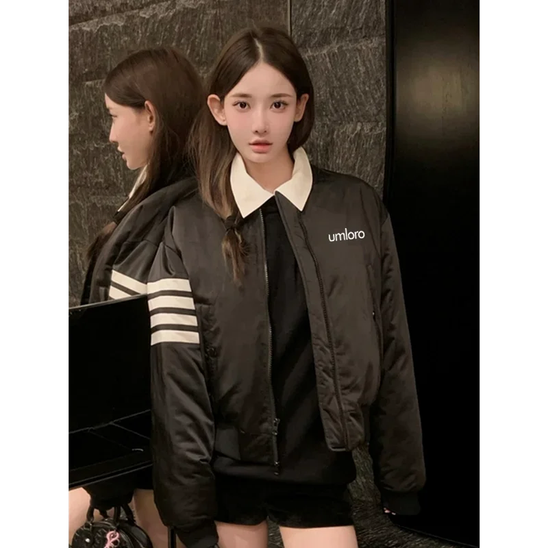 숏패딩 Autumn Winter Golf Wear Women Authentic Golf Jacket Fashion Baseball Coat Women Clothing High Quality New Jacket