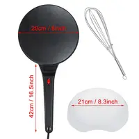 220V 600W Electric Crepe Pizza Pancake Machine Non-Stick Griddle Baking Pan Cake Machine Kitchen Cooking Tools 1